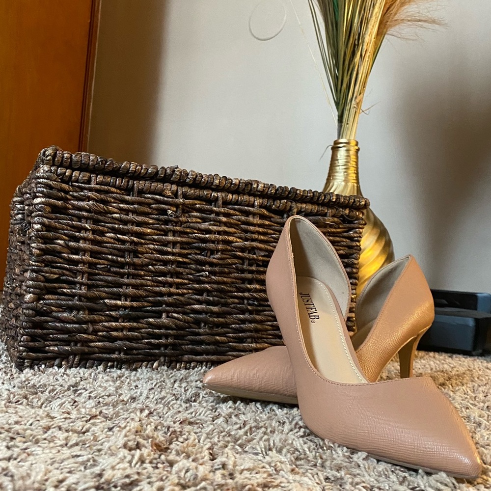 Tan JustFab Heels